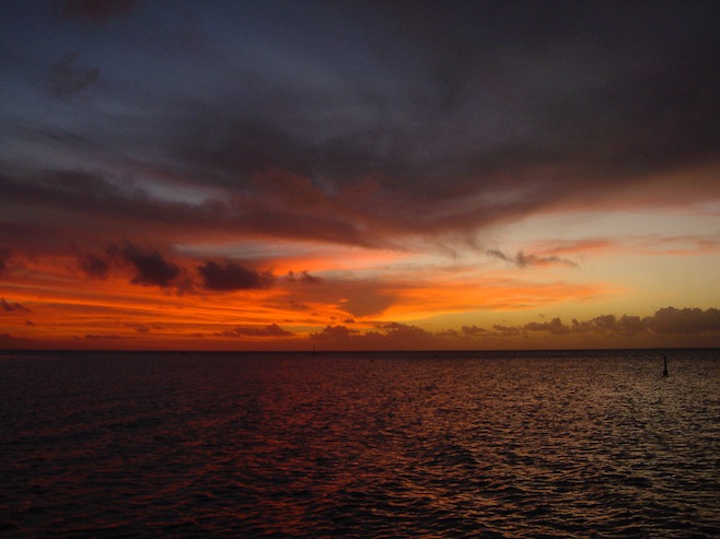 raiatea sunset